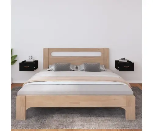 Seinale Kinnitatavad Öökapid, Must, 40X29,5X22 Cm