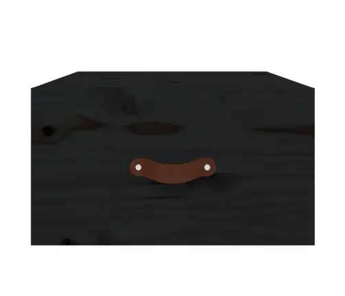 Seinale Kinnitatavad Öökapid, Must, 40X29,5X22 Cm