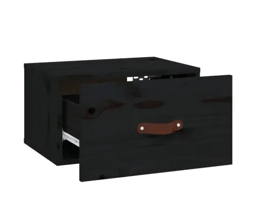 Seinale Kinnitatavad Öökapid, Must, 40X29,5X22 Cm