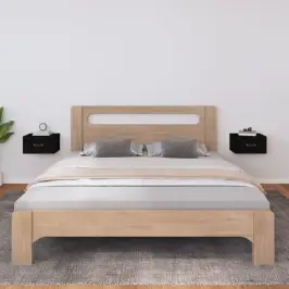 Seinale Kinnitatavad Öökapid, Must, 40X29,5X22 Cm