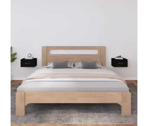 Seinale Kinnitatavad Öökapid, Must, 40X29,5X22 Cm