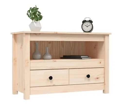 Tv Skapītis, 79X35X52 Cm, Priedes Masīvkoks Vidaxl Tv Skapītis, 79X35X52 Cm, Priedes Masīvkoks Vidaxl