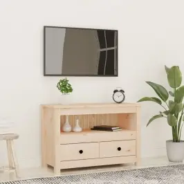 Tv Skapītis, 79X35X52 Cm, Priedes Masīvkoks Vidaxl