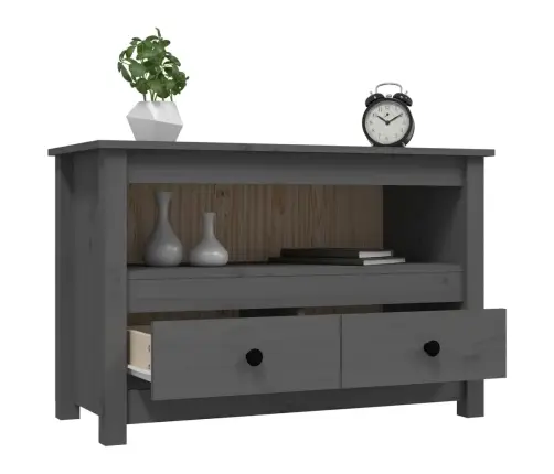 Tv Skapītis, Pelēks, 79X35X52 Cm, Priedes Masīvkoks Vidaxl Tv Skapītis, Pelēks, 79X35X52 Cm, Priedes Masīvkoks Vidaxl