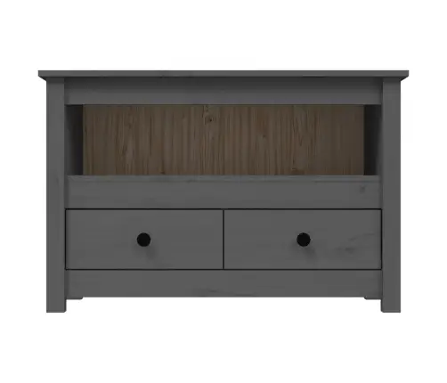 Tv Skapītis, Pelēks, 79X35X52 Cm, Priedes Masīvkoks Vidaxl Tv Skapītis, Pelēks, 79X35X52 Cm, Priedes Masīvkoks Vidaxl