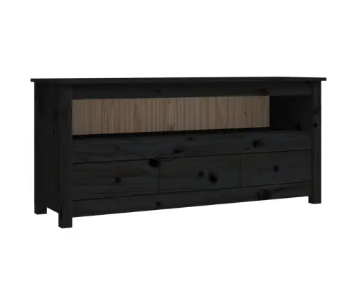 Tv Skapītis, Melns, 114X35X52 Cm, Priedes Masīvkoks Vidaxl Tv Skapītis, Melns, 114X35X52 Cm, Priedes Masīvkoks Vidaxl