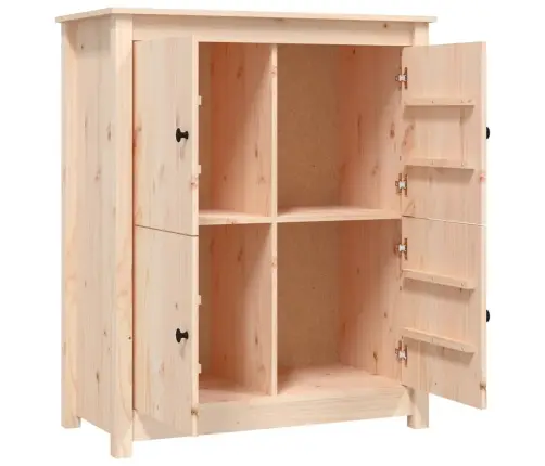 Kumode, 83X41,5X100 Cm, Priedes Masīvkoks Vidaxl