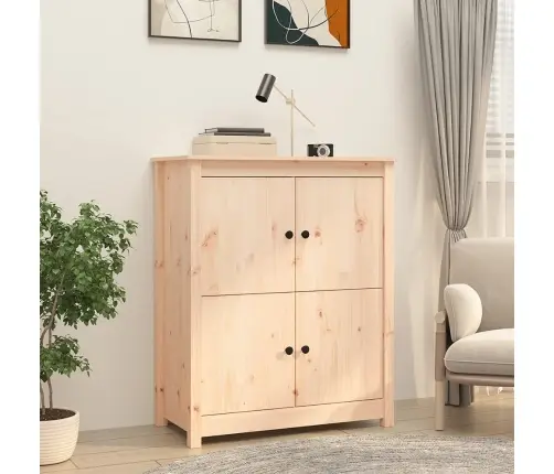 Kumode, 83X41,5X100 Cm, Priedes Masīvkoks Vidaxl