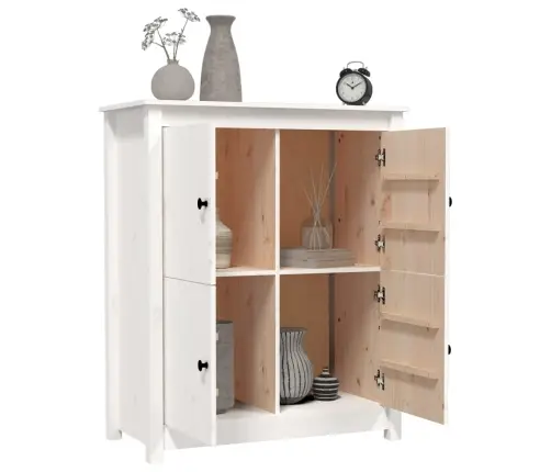 Puhvetkapp, Valge, 83 X 41,5 X 100 cm Männipuit