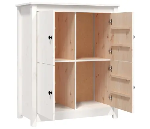 Puhvetkapp, Valge, 83 X 41,5 X 100 cm Männipuit