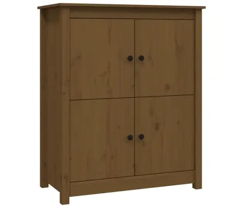 Kumode, Medus Brūna, 83X41,5X100 Cm, Priedes Masīvkoks Vidaxl