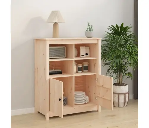 Kumode, 83X41,5X100 Cm, Priedes Masīvkoks Vidaxl