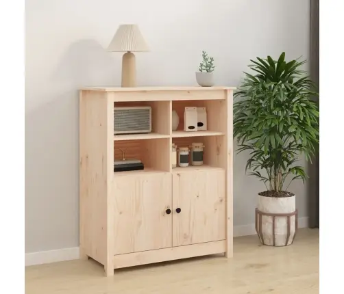 Kumode, 83X41,5X100 Cm, Priedes Masīvkoks Vidaxl