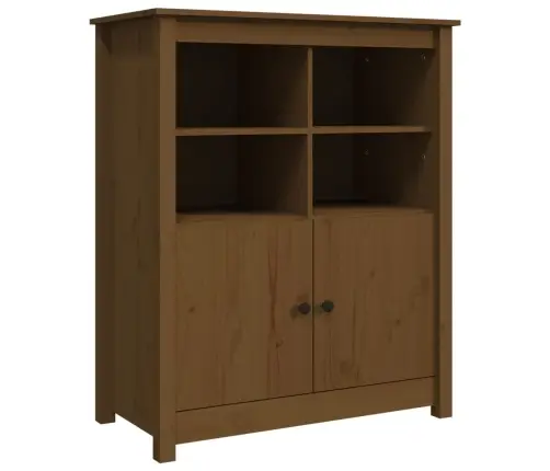 Kumode, Medus Brūna, 83X41,5X100 Cm, Priedes Masīvkoks Vidaxl