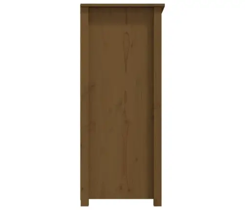 Kumode, Medus Brūna, 83X41,5X100 Cm, Priedes Masīvkoks Vidaxl