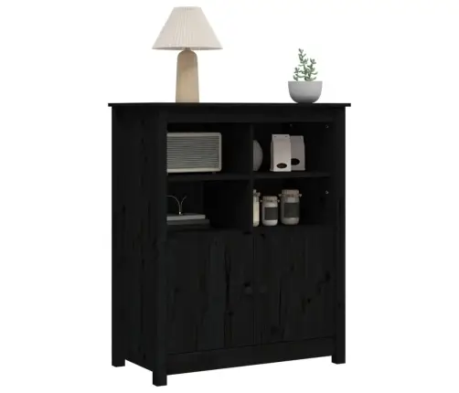 Puhvetkapp, Must, 83 X 41,5 X 100 cm Männipuit