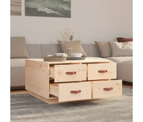 Kafijas Galdiņš, 80X80X45 Cm, Priedes Masīvkoks Vidaxl Kafijas Galdiņš, 80X80X45 Cm, Priedes Masīvkoks Vidaxl