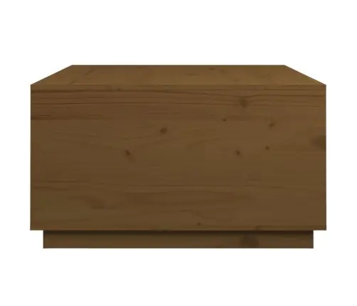 Kafijas Galdiņš, Medus Brūns, 80X80X45 Cm, Priedes Masīvkoks Vidaxl