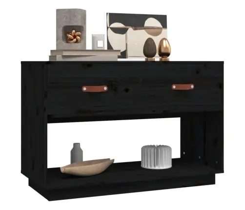 Tv Skapītis, Melns, 90X40X60 Cm, Priedes Masīvkoks Vidaxl Tv Skapītis, Melns, 90X40X60 Cm, Priedes Masīvkoks Vidaxl