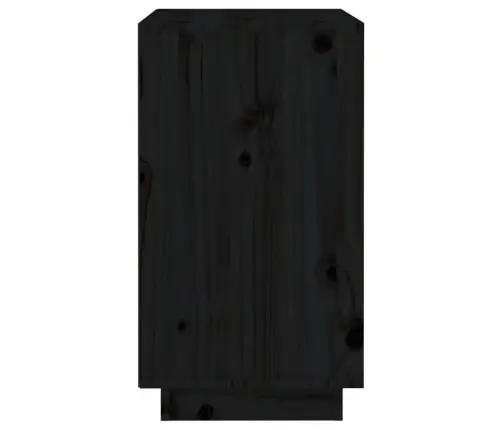 Vīna Pudeļu Plaukts, Melns, 55,5X34X61 Cm, Priedes Masīvkoks Vidaxl