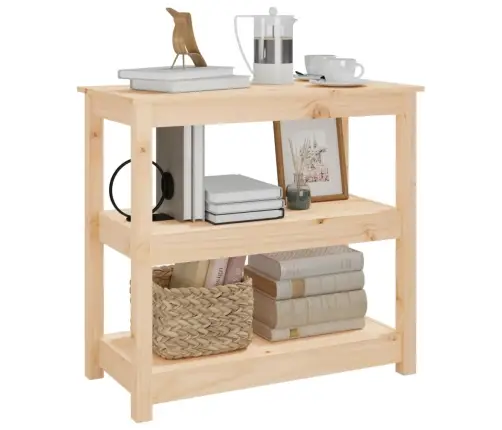 Konsoles Galdiņš, 80X40X74 Cm, Priedes Masīvkoks Vidaxl