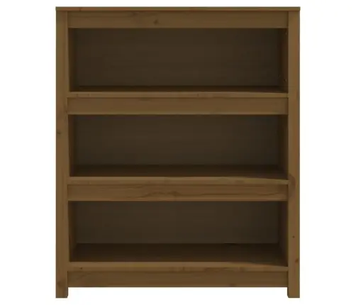Spintelė Knygoms, Medaus Ruda, 80X35X97cm Pušies Masyvas