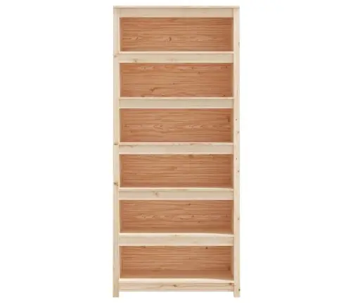 Spintelė Knygoms, 80X35X183cm Pušies Medienos Masyvas