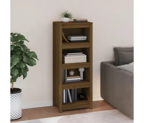 Grāmatu Plaukts, Medus Brūns, 50X35X125,5 Cm, Priedes Masīvkoks Vidaxl Grāmatu Plaukts, Medus Brūns, 50X35X125,5 Cm, Priedes Masīvkoks Vidaxl