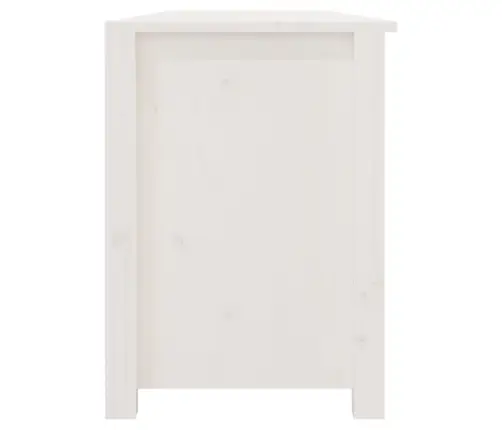 Apavu Plaukts/Sols, Balts, 160X36,5X50 Cm, Priedes Masīvkoks Vidaxl