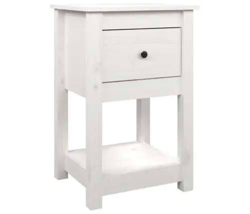 Öökapid 2 Tk, Valge, 40 X 35 X 61,5 cm Männipuit