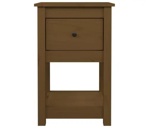Naktsskapīši, 2 Gab., Brūni, 40X35X61,5Cm Cm, Priedes Masīvkoks Vidaxl