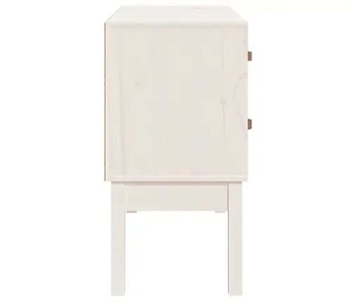 Konsoles Skapītis, Balts, 90X40X78 Cm, Priedes Masīvkoks Vidaxl