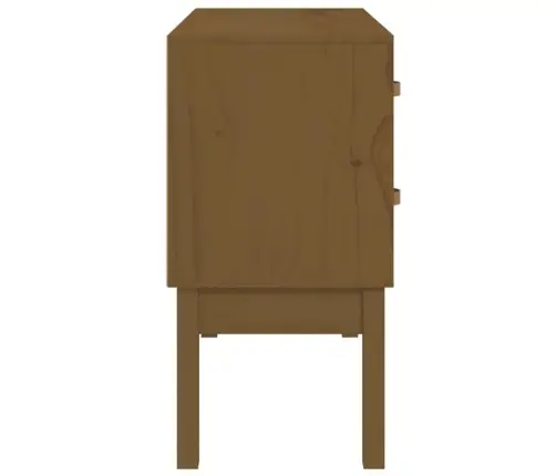 Konsoles Skapītis, Medus Brūns, 90X40X78 Cm, Priedes Masīvkoks Vidaxl