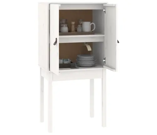 Komoda, Baltos Spalvos, 60X40X120cm Pušies Medienos Masyvas Komoda, Baltos Spalvos, 60X40X120cm Pušies Medienos Masyvas