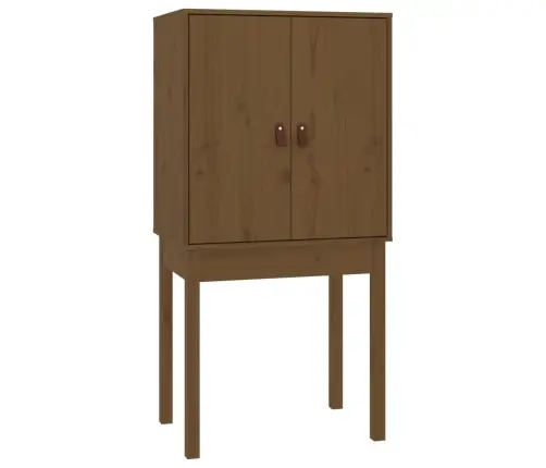 Augstais Skapītis, Medus Brūns, 60X40X120 Cm, Priedes Masīvkoks Vidaxl