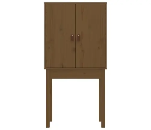 Augstais Skapītis, Medus Brūns, 60X40X120 Cm, Priedes Masīvkoks Vidaxl