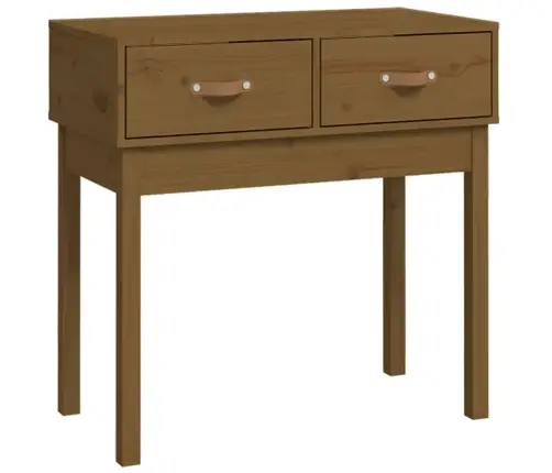 Konsoollaud, Meepruun, 76,5X40X75 cm Männipuit