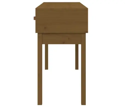 Konsolinis Staliukas, Medaus Rudas, 114X40X75cm Pušies Masyvas