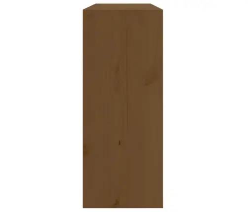 Vīna Pudeļu Plaukts, Medus Brūns, 62X25X62 Cm, Priedes Koks Vidaxl