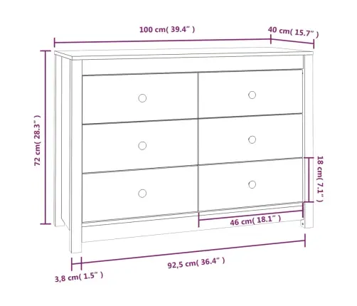 Lisakapp, Meepruun, 100 X 40 X 72 cm Männipuit