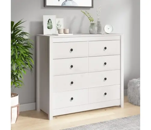 Lisakapp, Valge, 100 X 40 X 90 cm Männipuit