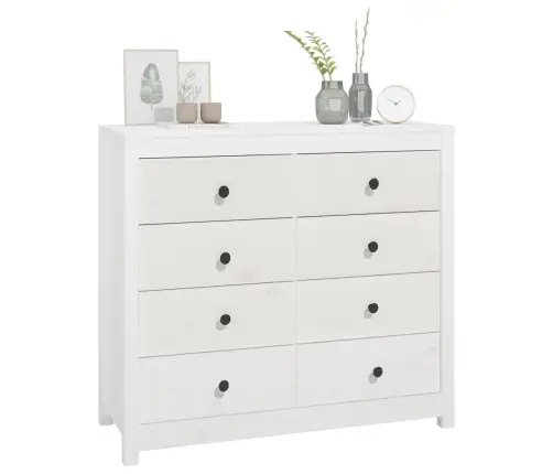 Lisakapp, Valge, 100 X 40 X 90 cm Männipuit