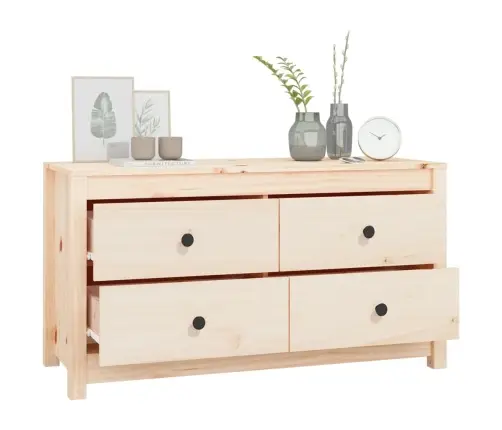 Skapītis, 100X40X54 Cm, Priedes Masīvkoks Vidaxl