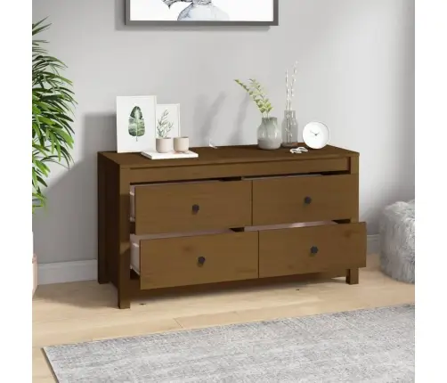 Skapītis, Medus Brūns, 100X40X54 Cm, Priedes Masīvkoks Vidaxl