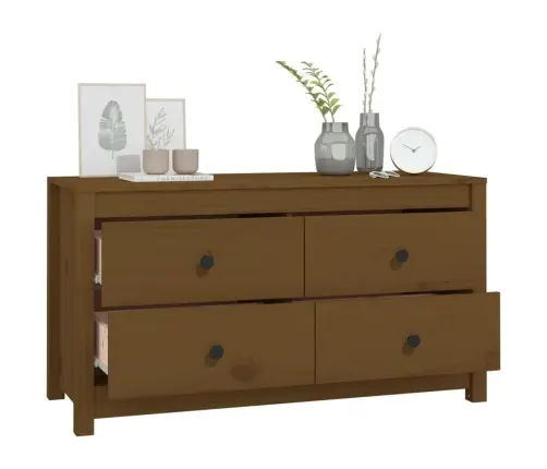 Skapītis, Medus Brūns, 100X40X54 Cm, Priedes Masīvkoks Vidaxl