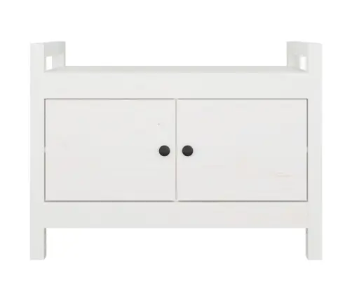 Esikupink, Valge, 80 X 40 X 60 cm Männipuit