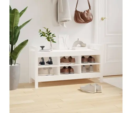 Esikupink, Valge, 110 X 40 X 60 cm Männipuit