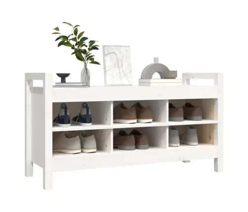 Esikupink, Valge, 110 X 40 X 60 cm Männipuit