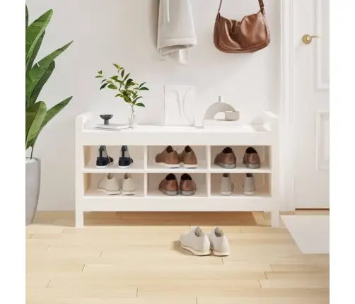 Esikupink, Valge, 110 X 40 X 60 cm Männipuit