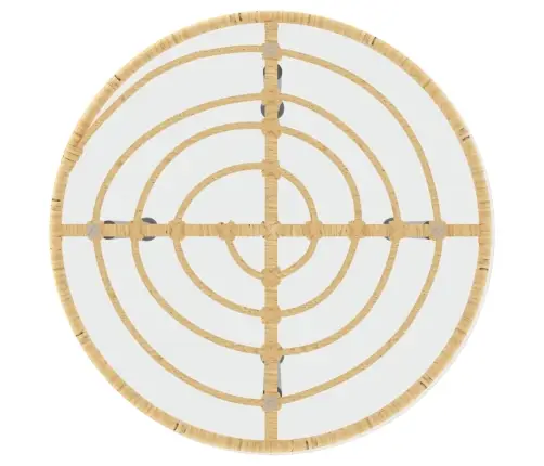 Ēdamgalds, Ø50 Cm, Rūdīts Stikls Un Tērauds Vidaxl Ēdamgalds, Ø50 Cm, Rūdīts Stikls Un Tērauds Vidaxl